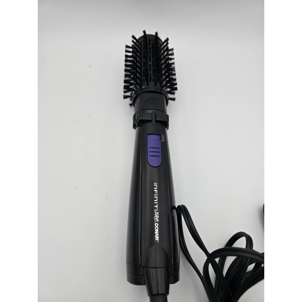 InfinitiPro Conair Spin Air Rotating Hot Air Brush Styler Black TESTED